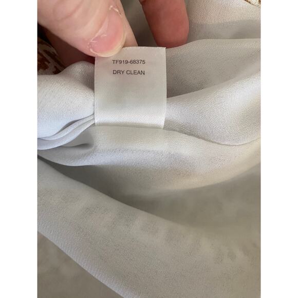 Women's Pendleton Linen Blend Leopard Animal Print Lightweight Neutral Blazer L - Picture 7 of 7